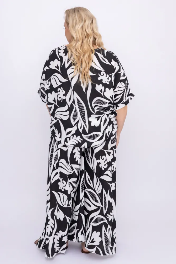 Damskie Włoski Czarny Komplet SETERI