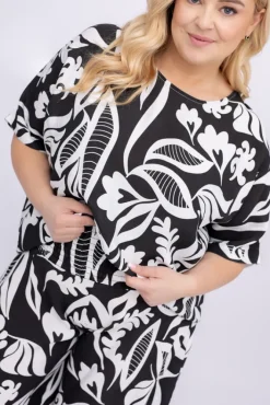 Damskie Włoski Czarny Komplet SETERI