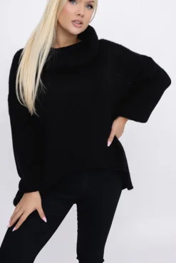 Damskie Włoski Sweter z golfem DELIO