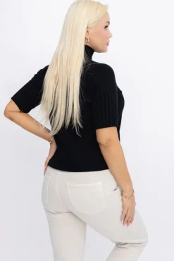 Damskie Włoski Sweterek z półgolfem ZURGENA