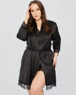 Polski Szlafrok satynowy SELINA