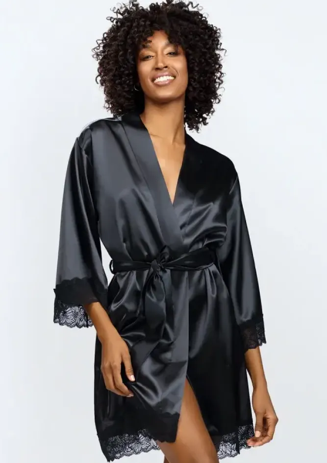 Polski Szlafrok satynowy SAUDA