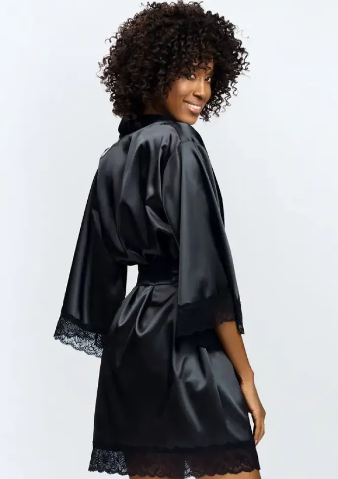 Polski Szlafrok satynowy SAUDA