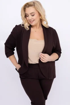 Damskie Polski Czekoladowa Marynarka BAKIOLA