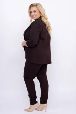 Damskie Polski Czekoladowa Marynarka BAKIOLA