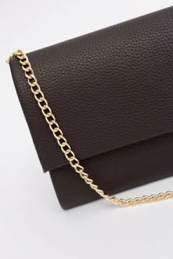 Damskie Czekoladowa matowa Torebka kopertowa EGUZI