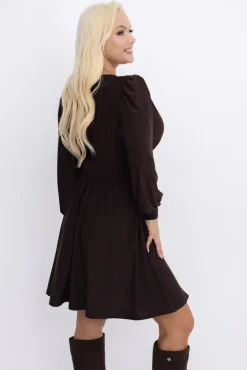 Polski Czekoladowa Sukienka NORENTI