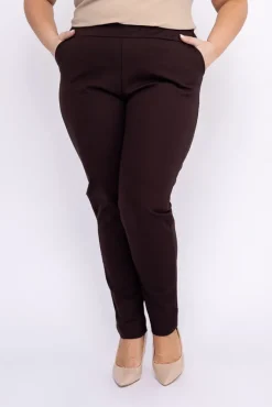 Damskie Polski Czekoladowe Spodnie CINTA