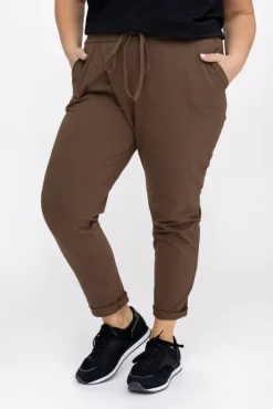 Damskie Polski Czekoladowe Spodnie LOTARIO