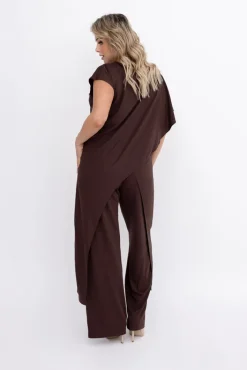 Damskie Polski Czekoladowy Komplet RIVELI