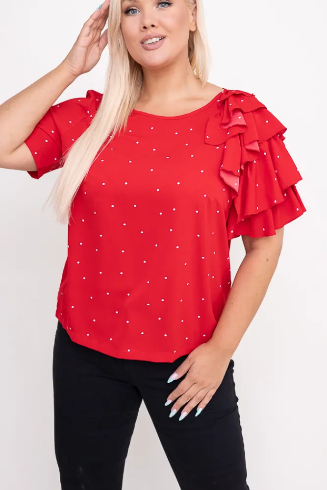 Damskie Polski Czerwona Bluzka TORRERI