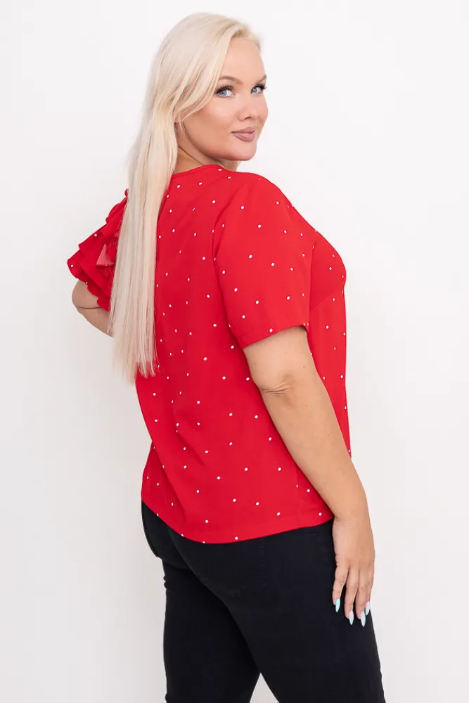 Damskie Polski Czerwona Bluzka TORRERI