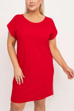 Polski Czerwona Sukienka CARBONA