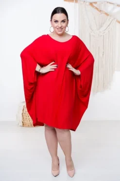 Polski Czerwona Sukienka HERMI
