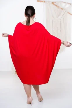 Polski Czerwona Sukienka HERMI