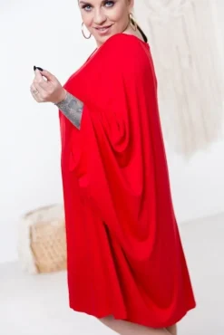 Polski Czerwona Sukienka HERMI