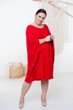 Polski Czerwona Sukienka HERMI