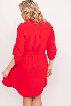 Polski Czerwona Sukienka IMALI