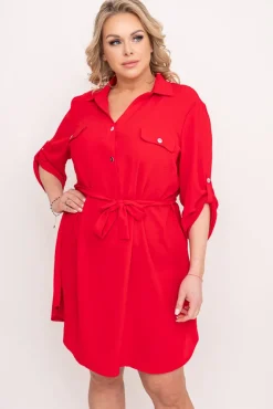 Polski Czerwona Sukienka IMALI