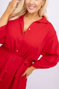 Polski Czerwona Sukienka POWER