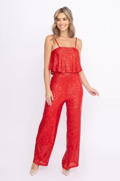 Damskie Włoski Kombinezon z cekinami MONTERO