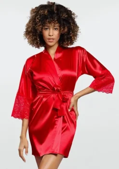 Polski Szlafrok satynowy JUDYTA
