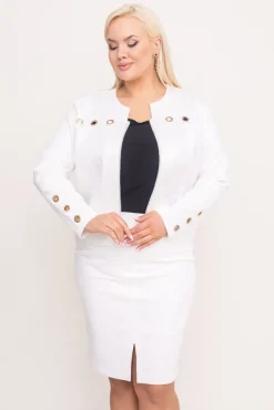 Damskie Polski Ecru Żakiet TREGIDA