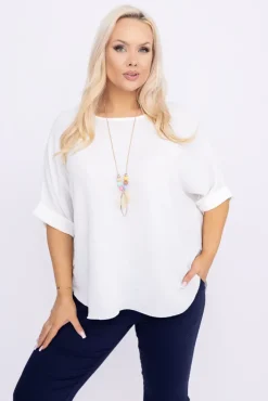 Damskie Włoski Bluzka z wisiorkiem BELUCIO