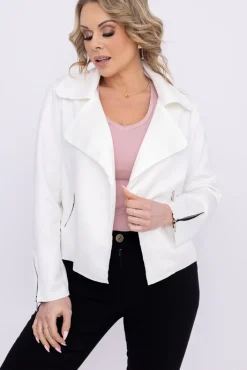 Damskie Polski Ramoneska zamszowa FINEZI