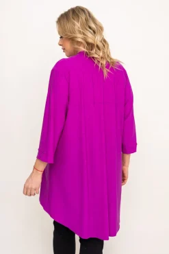 Damskie Polski Fioletowa Bluzka brokatowa VERONI