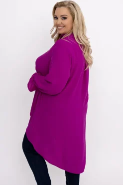 Damskie Włoski Fioletowa Koszula TOURI