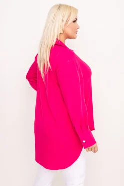 Damskie Polski Fuksjowa Koszula SENTURI