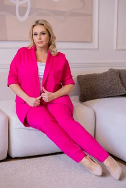 Damskie Polski Fuksjowa Marynarka CINTA