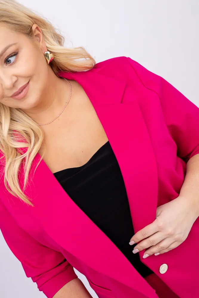 Damskie Polski Fuksjowa Marynarka PUNTURI