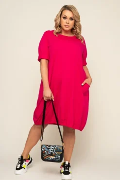 Polski Fuksjowa Sukienka BALIN