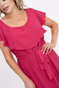 Polski Fuksjowa Sukienka DENVER