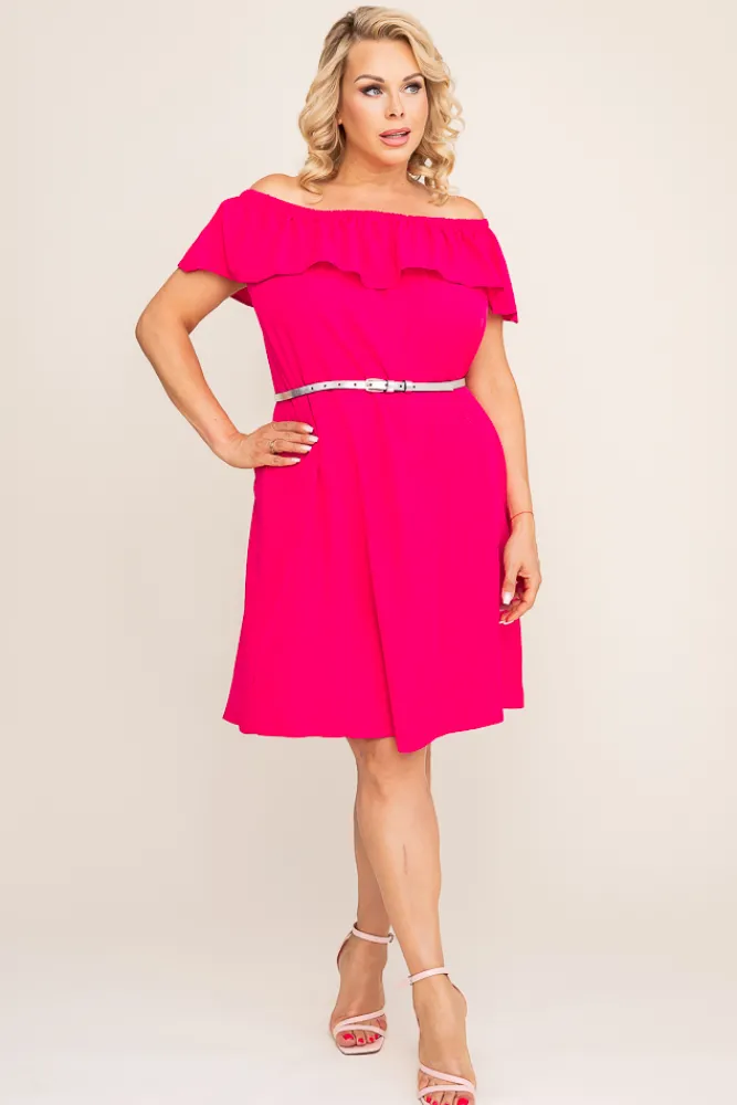 Polski Fuksjowa Sukienka FRILIA