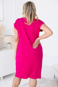 Polski Fuksjowa Sukienka KAYANO