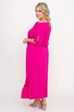 Polski Fuksjowa Sukienka NOBI