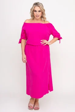 Polski Fuksjowa Sukienka NOBI