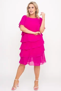 Polski Fuksjowa Sukienka ORINA