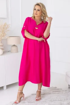 Polski Fuksjowa Sukienka RAYLE