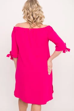 Polski Fuksjowa Sukienka VALENCIA