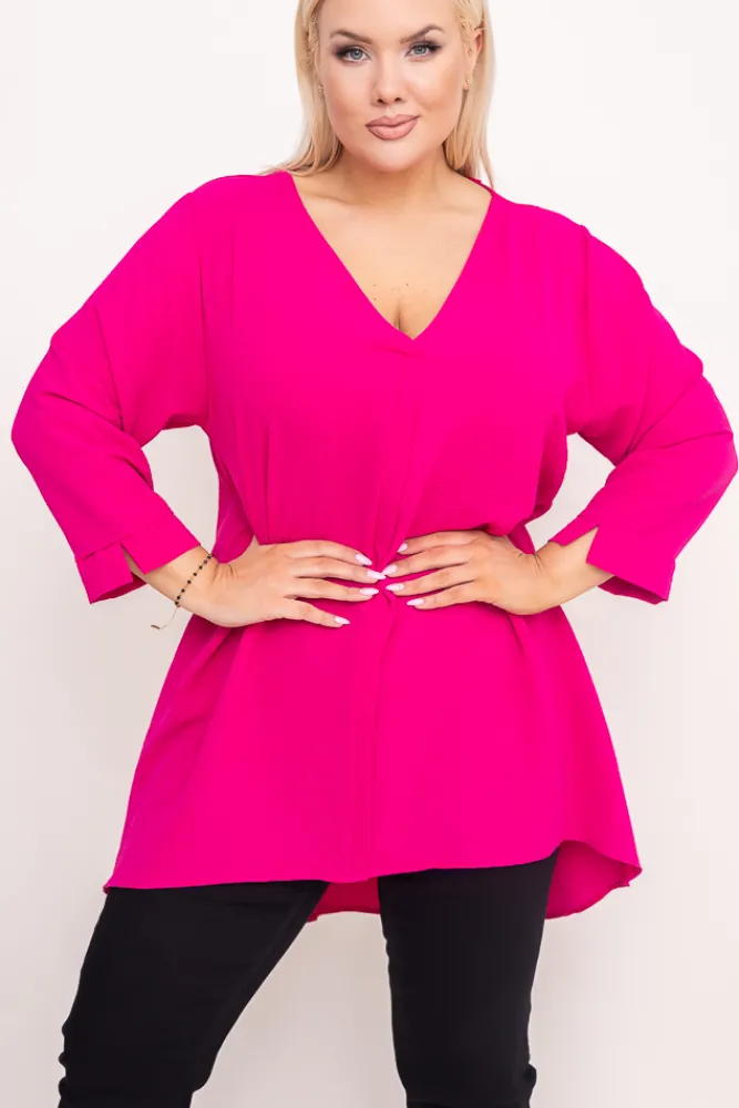 Damskie Polski Fuksjowa Tunika CENZA