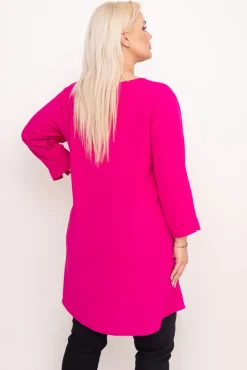 Damskie Polski Fuksjowa Tunika CENZA