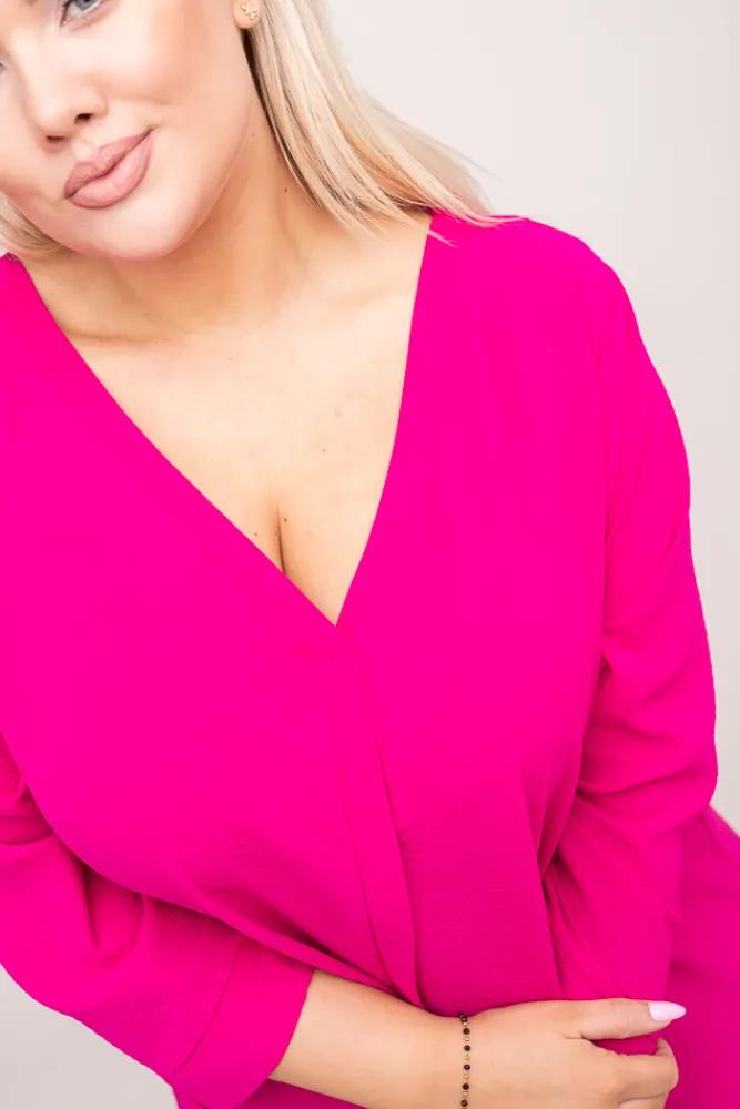 Damskie Polski Fuksjowa Tunika CENZA