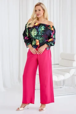 Damskie Polski Fuksjowe Spodnie DALIEN