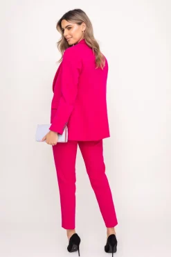 Damskie Polski Fuksjowe Spodnie garniturowe VIRIM