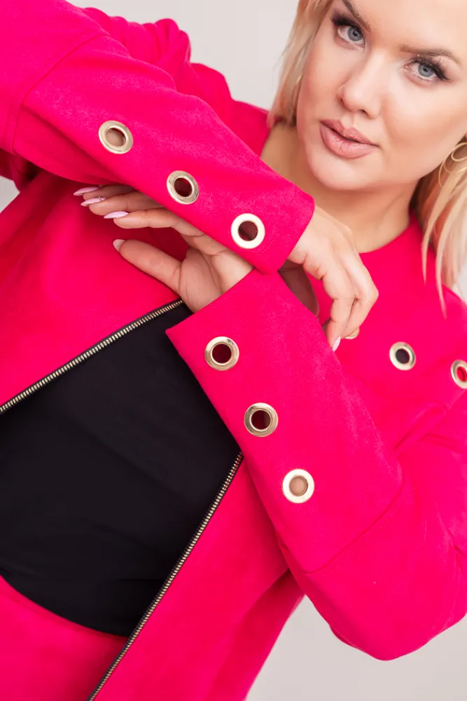 Damskie Polski Fuksjowy Żakiet TREGIDA