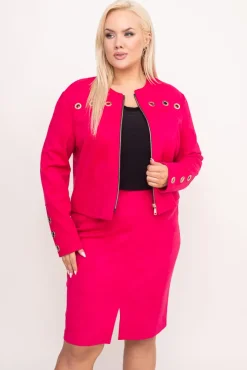 Damskie Polski Fuksjowy Żakiet TREGIDA